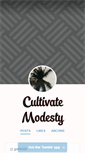 Mobile Screenshot of cultivatemodesty.com